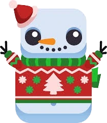 Red Sweater Snowman Blook