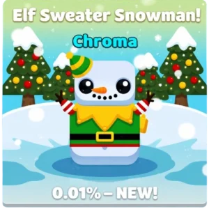 Elf Sweater Snowman Blook