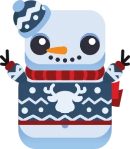 Blue Sweater Snowman Blook in Blooket | BlooketIQ