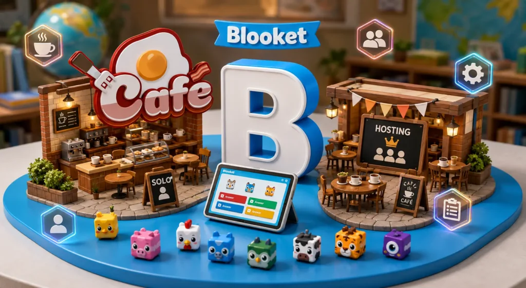 How Café Mode Works in Blooket: Solo vs Hosting Mechanics