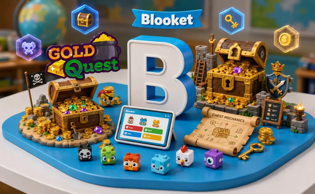 How to Win Gold Quest in Blooket: Chest Mechanics Explained
